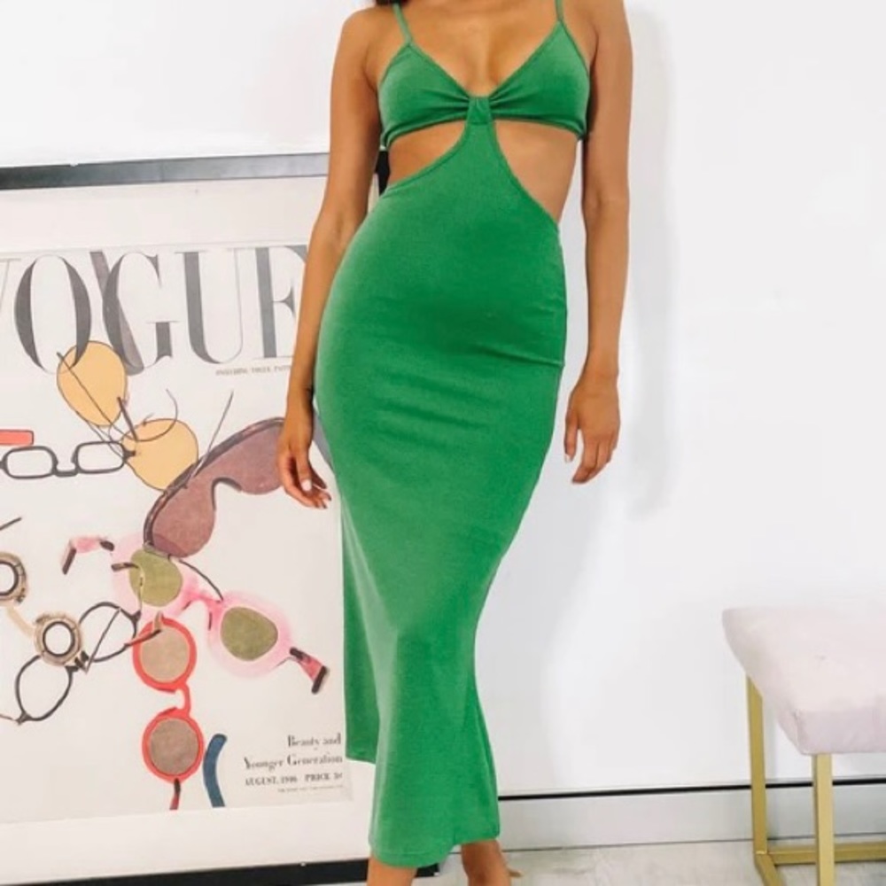Catalina Cut Out Midi Dress